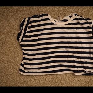 Striped crop top
